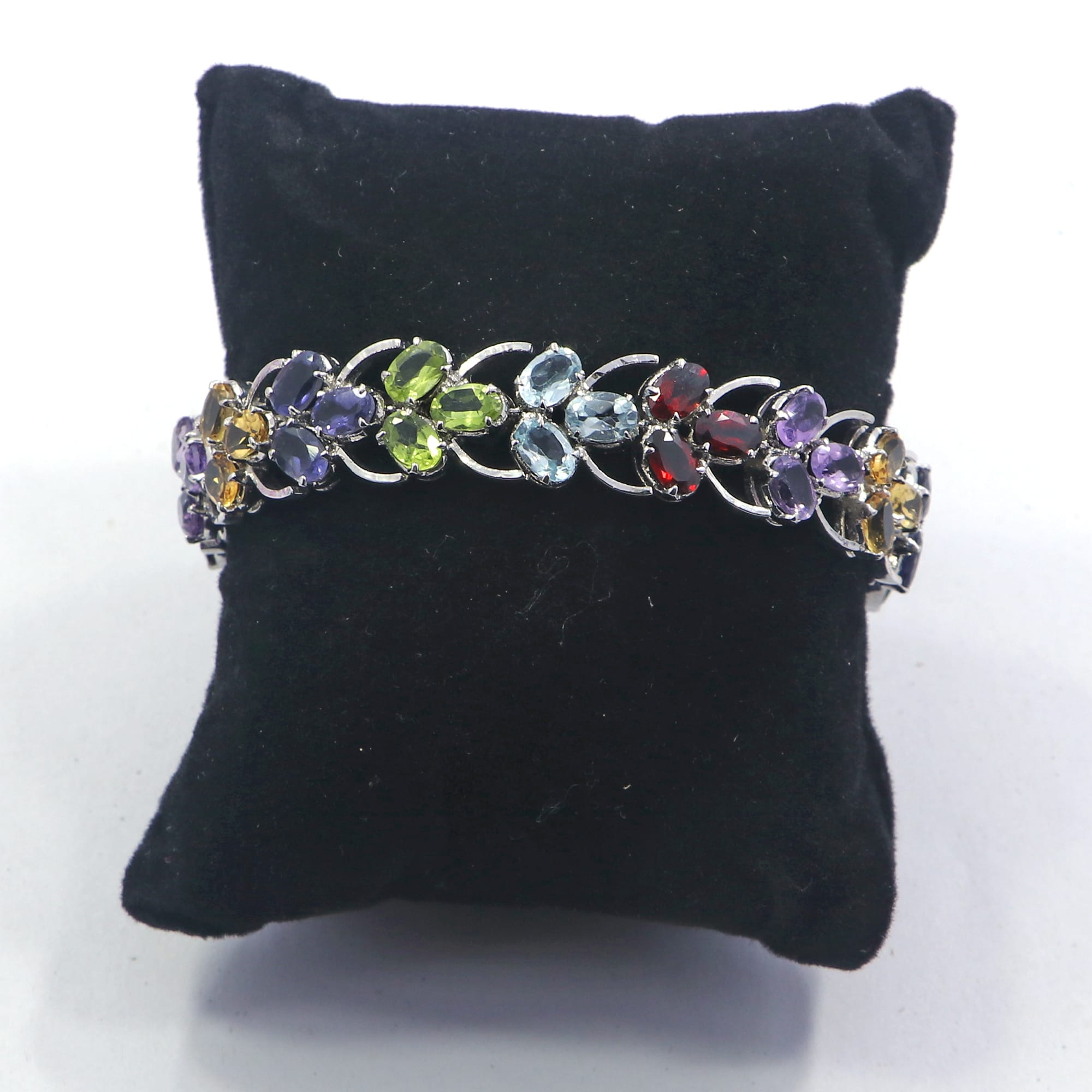 Jolie Tennis Bracelet Multi Stone main image 1